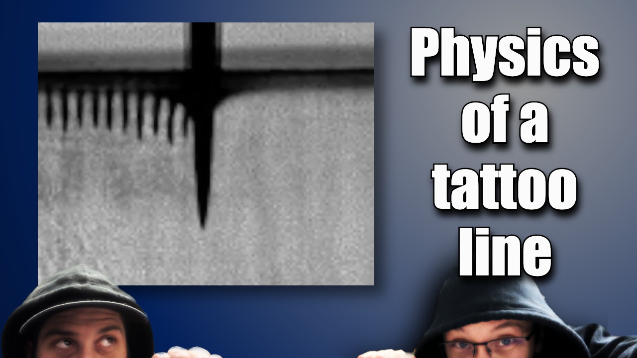 Physics of a tattoo line